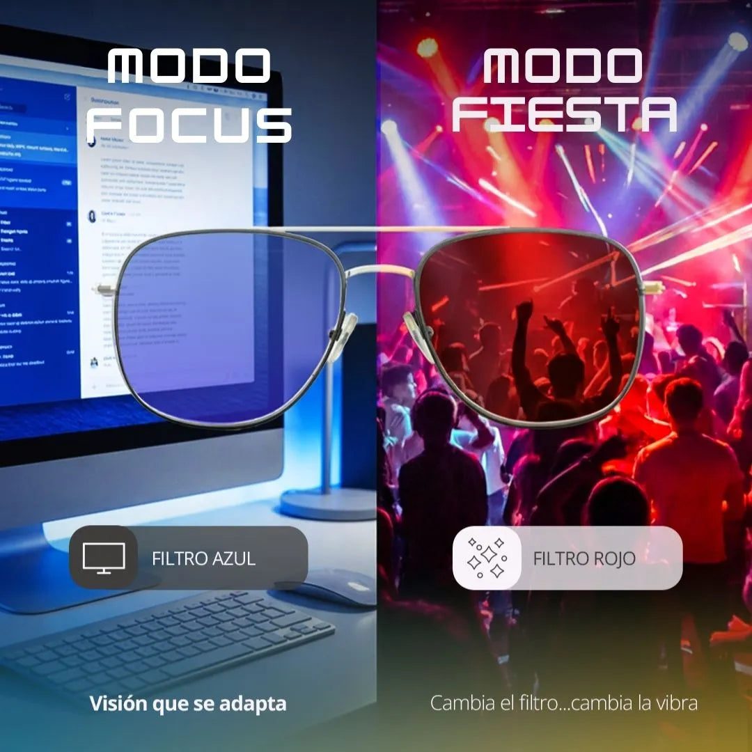 Aviator | Unisex Gafas Modulares 5-en-1