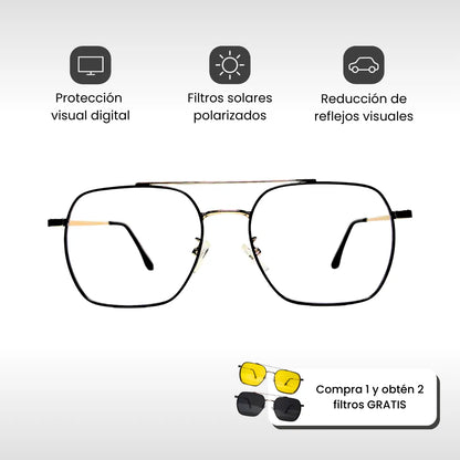 Aviator Unisex | Gafas Modulares 3-en-1
